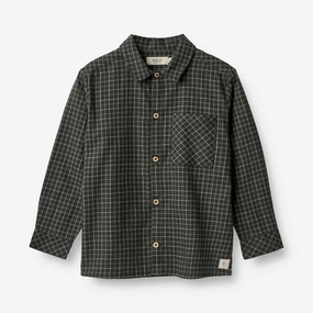 Shirt Oscar - black coal check All Purpose Weave Design