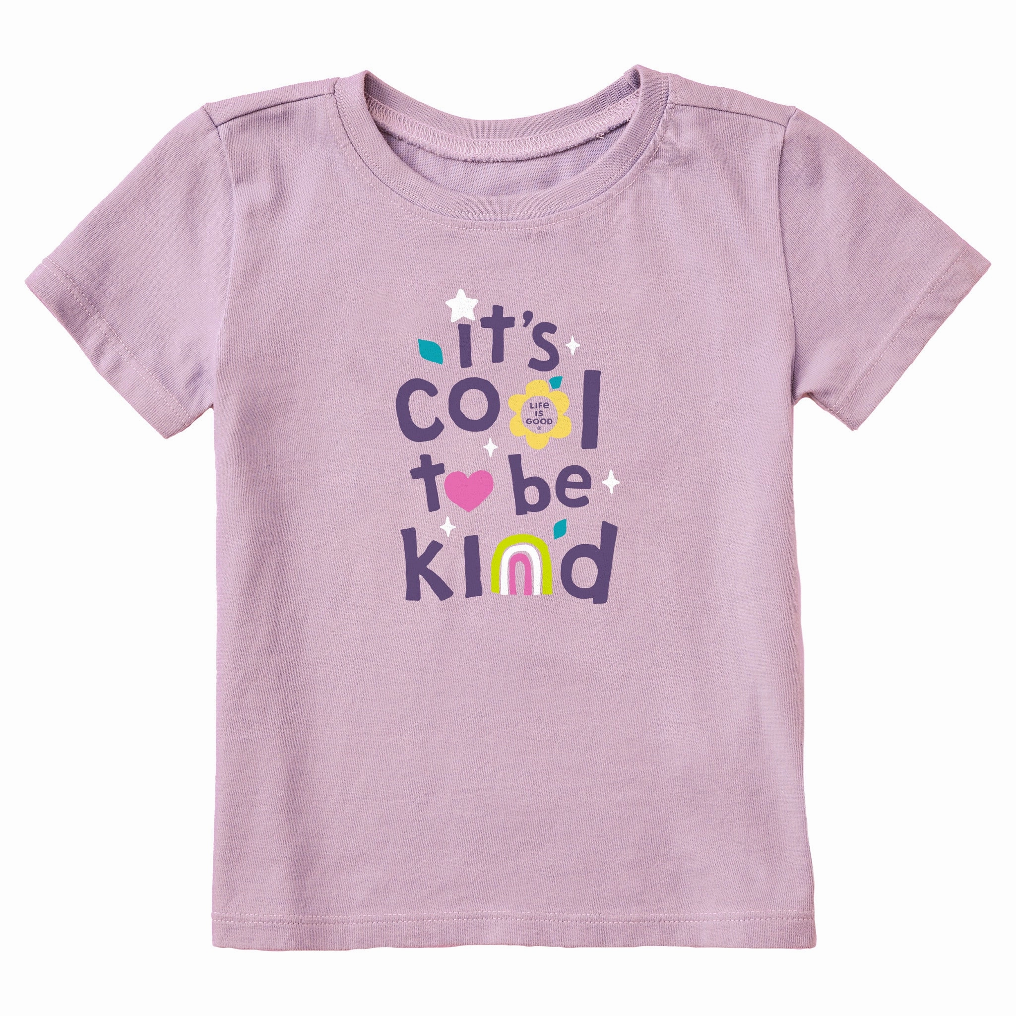Breathable Stretch Fit Toddler Cool To Be Kind Short Sleeve Crusher Tee