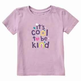 Breathable Stretch Fit Toddler Cool To Be Kind Short Sleeve Crusher Tee
