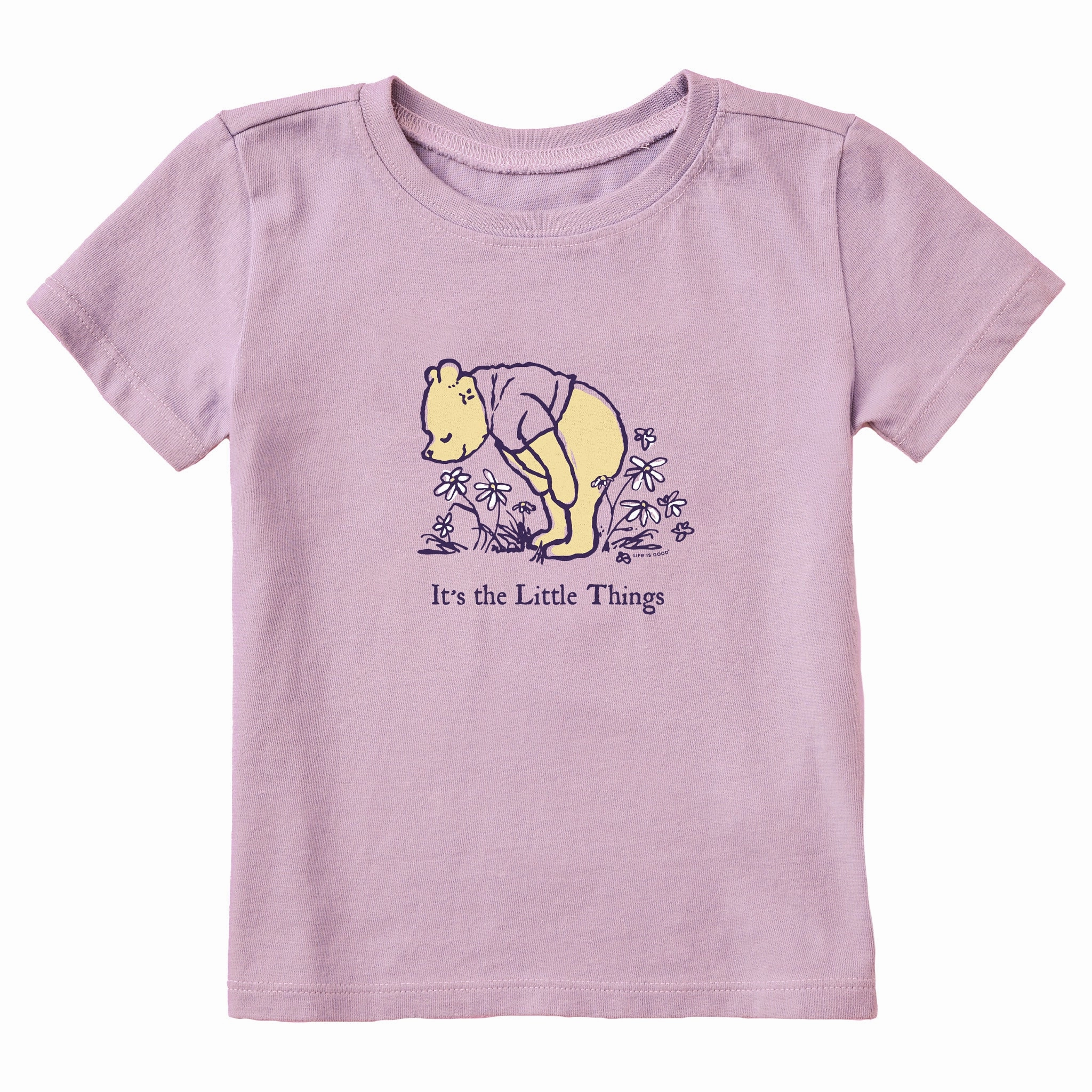 Toddler It's the Little Things Winnie Short Sleeve Crusher Tee Unisex Fit anti static coating