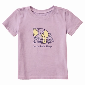 Toddler It's the Little Things Winnie Short Sleeve Crusher Tee Unisex Fit anti static coating
