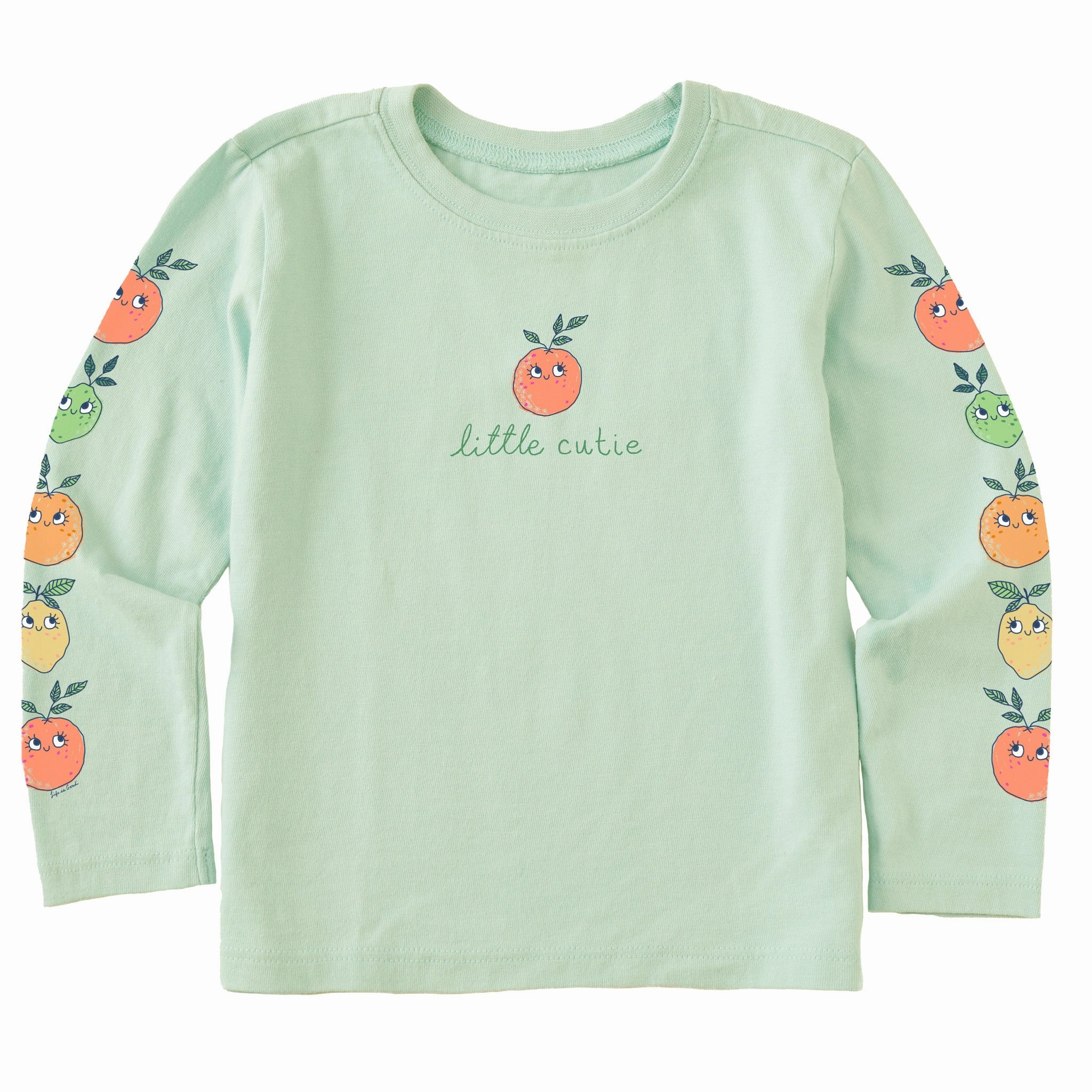 Chic And Comfortable Toddler Little Cutie Long Sleeve Crusher Tee