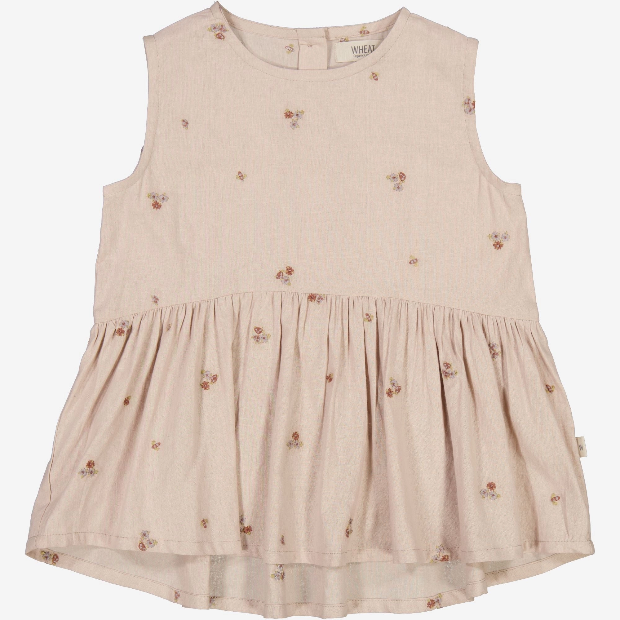 Performance Fabric Casual Day Top Bea - embroidery flowers