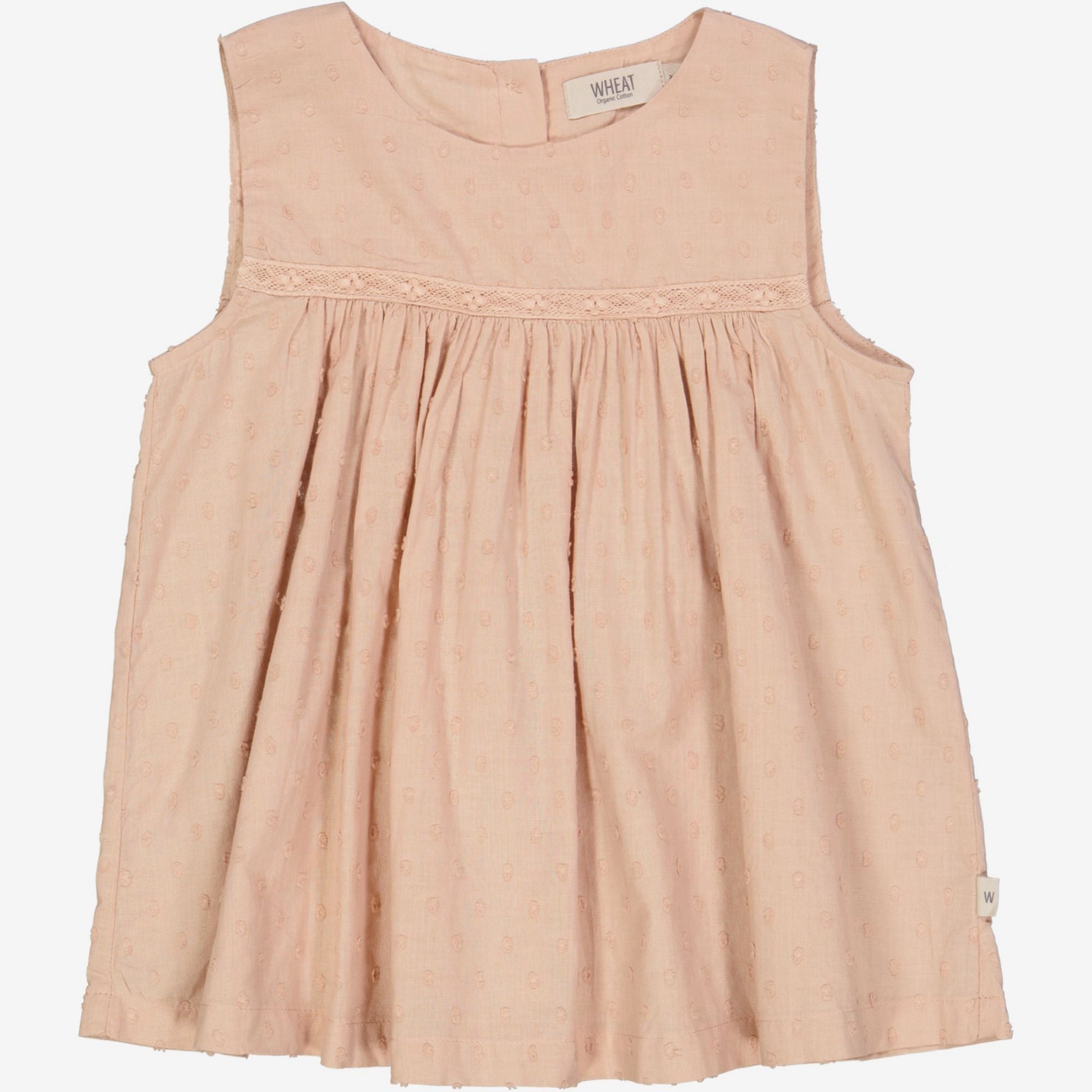 Contemporary Style Embroidered Detail Top Fiona - tan