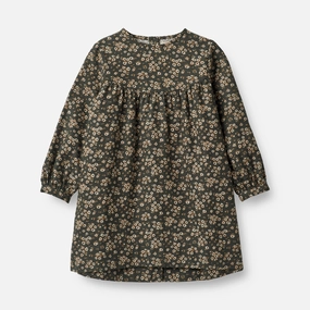 Dress Fenja - black coal flowers Street Motion