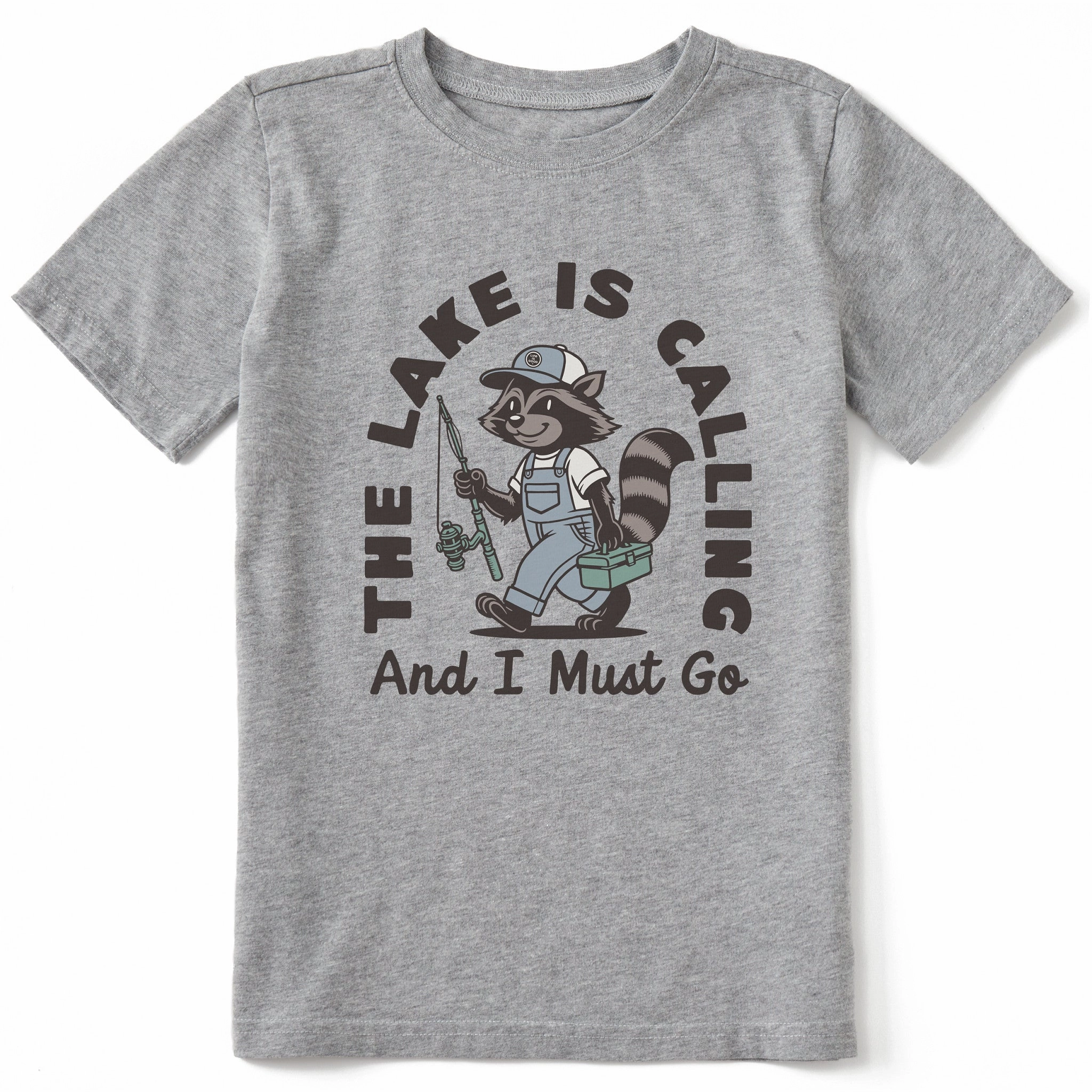 Kids The Lake is Calling Short Sleeve Crusher Tee Comfy and Versatile