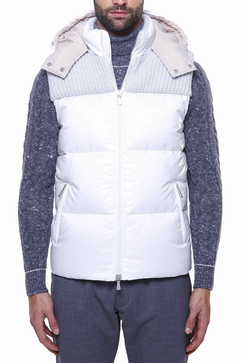 Event Mixed Media Puffer Vest