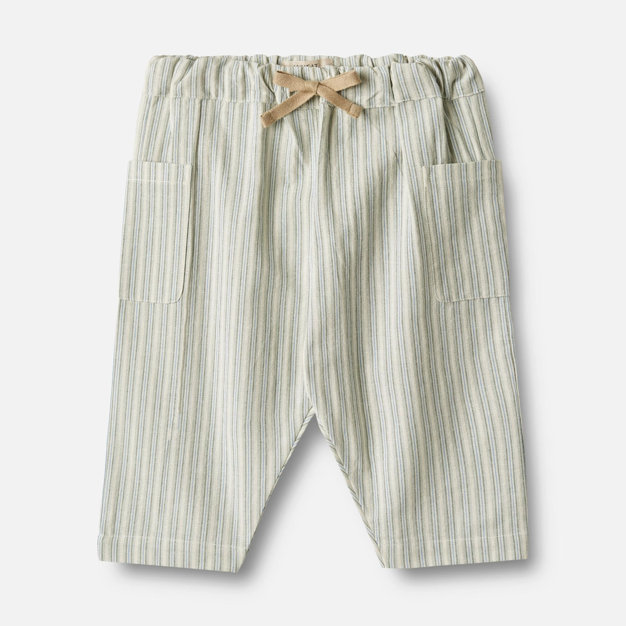 Go Anywhere simple design Trousers Arne - aquablue stripe