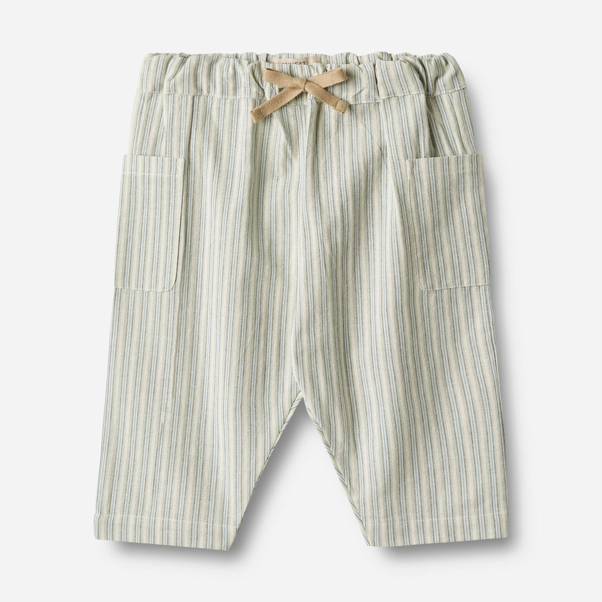 Trousers Arne - aquablue stripe Move Easy