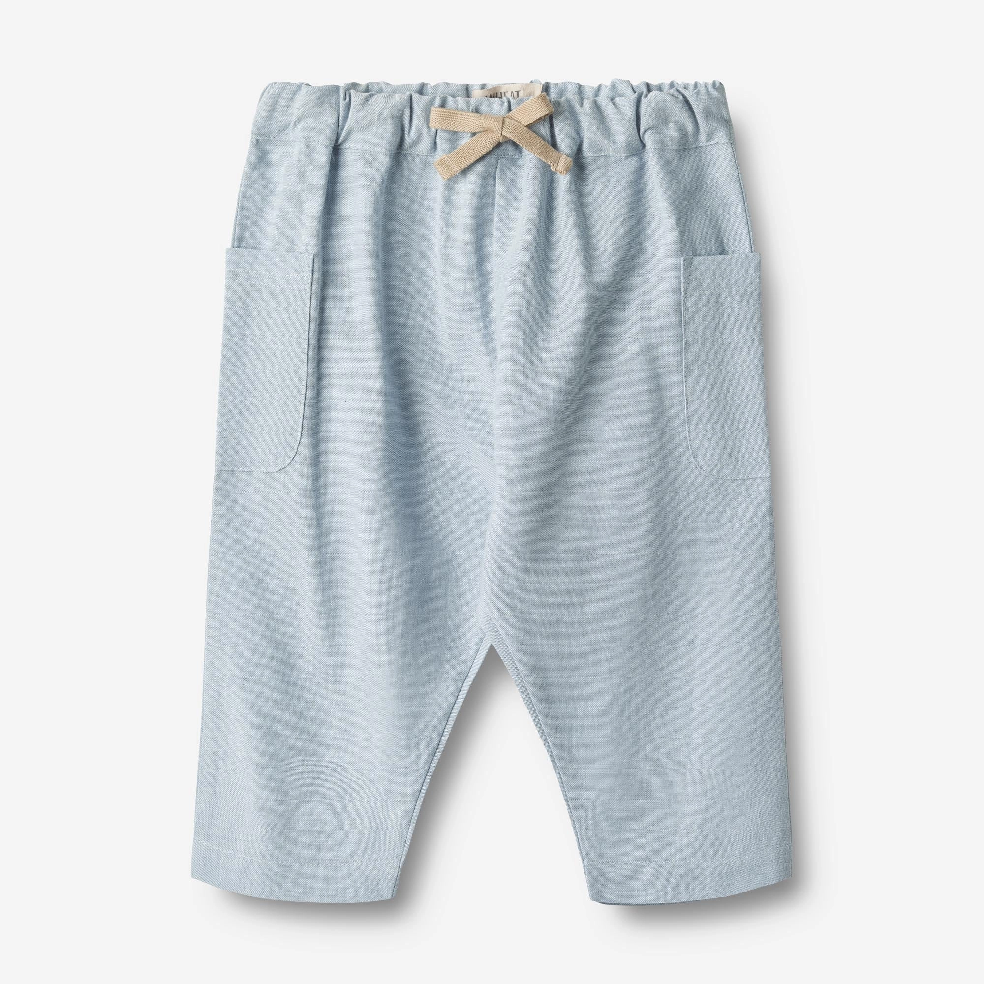 Trousers Arne - blue waves Stretch Comfort