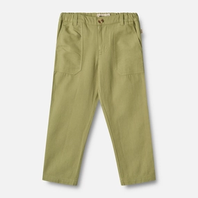 Reinforced Stitching Trousers Egon - sage