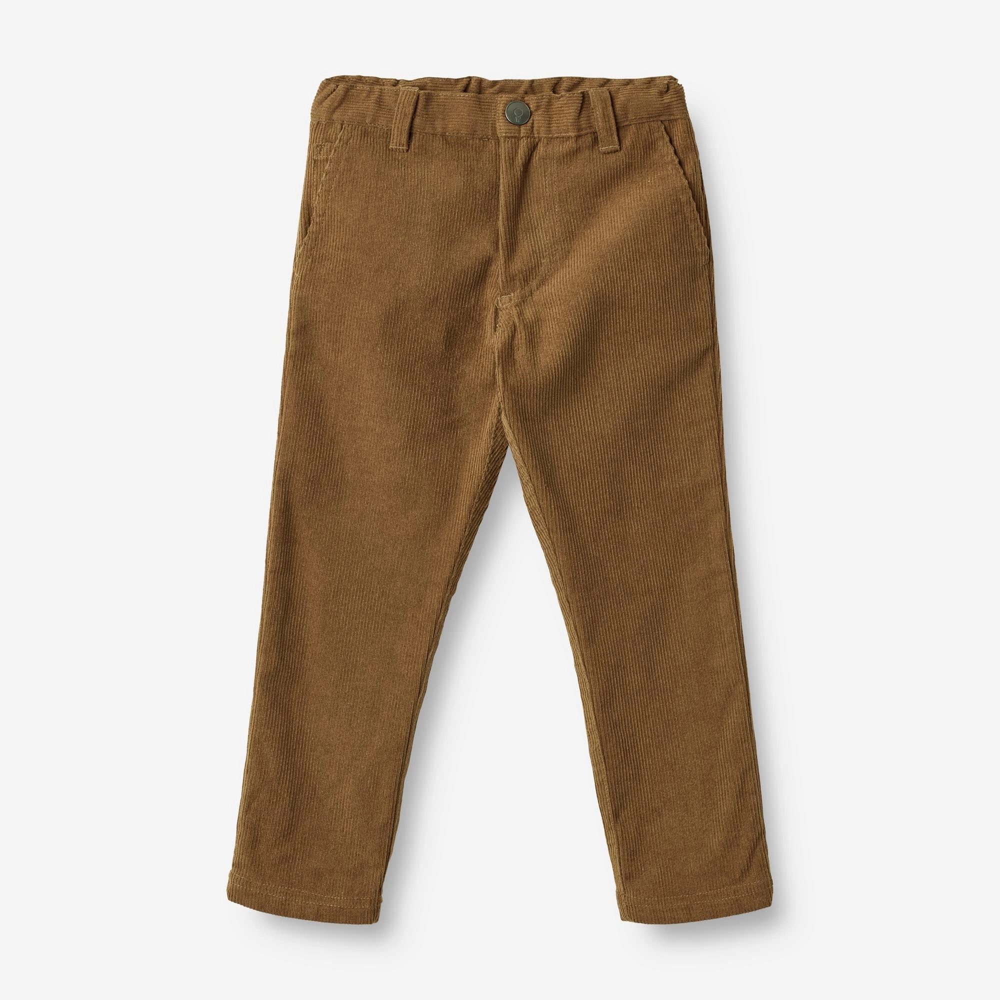 Trousers Hugo - green bark Tapered Leg Design Full Coverage
