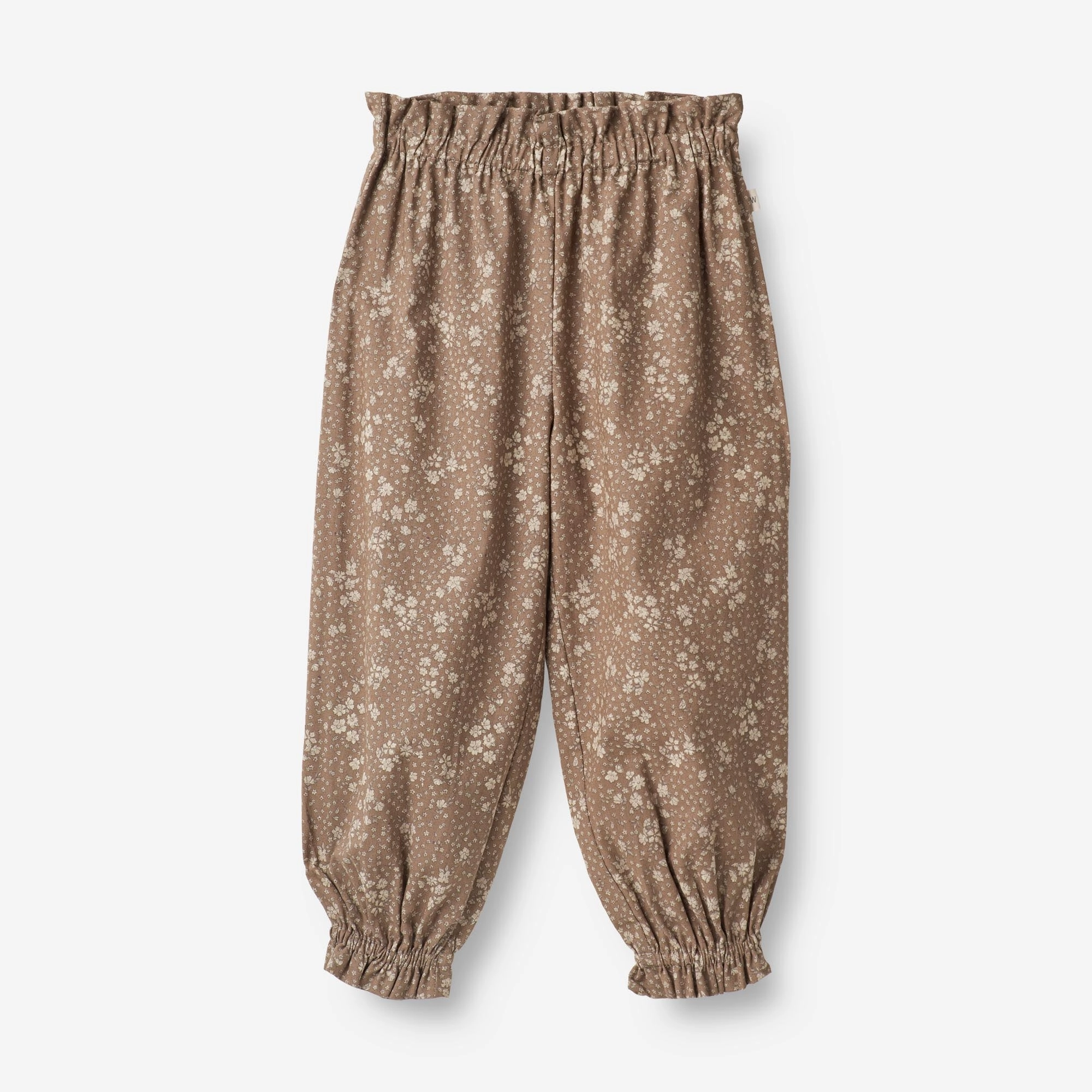 Quick Access Zippers Stay Dry Trousers Polly - cocoa brown flowers