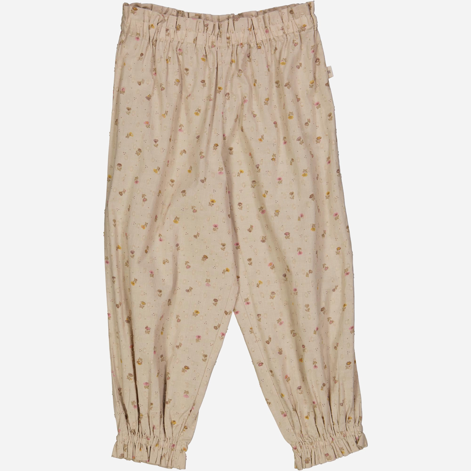 Trousers Polly - fossil flowers dot Feminine Fit
