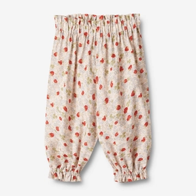 Trousers Polly - rose strawberries FrictionResistantEdging