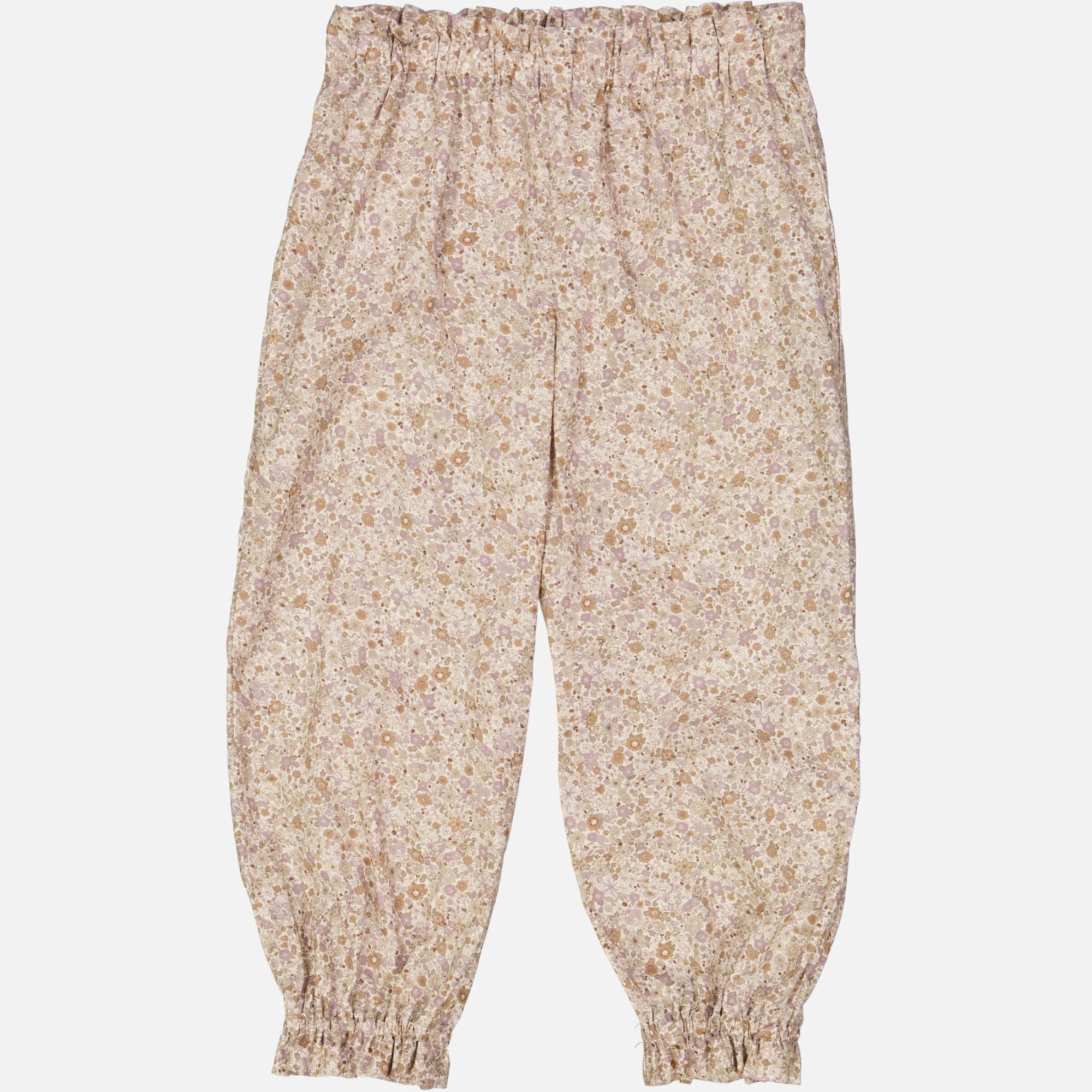 Trousers Polly - soft lilac flowers Quick Dry Technology Casual Stretch Wear