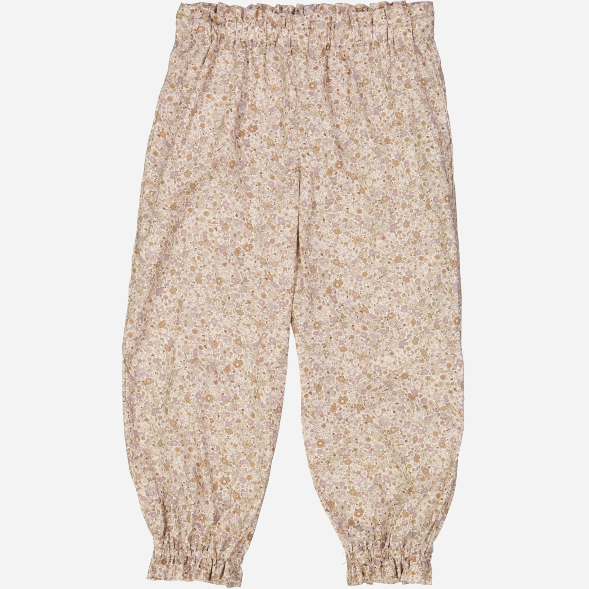 Trousers Polly - soft lilac flowers Smooth Finish Comfy Active