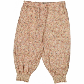 Soft Touch Functional Design Trousers Sara - porcelain flowers