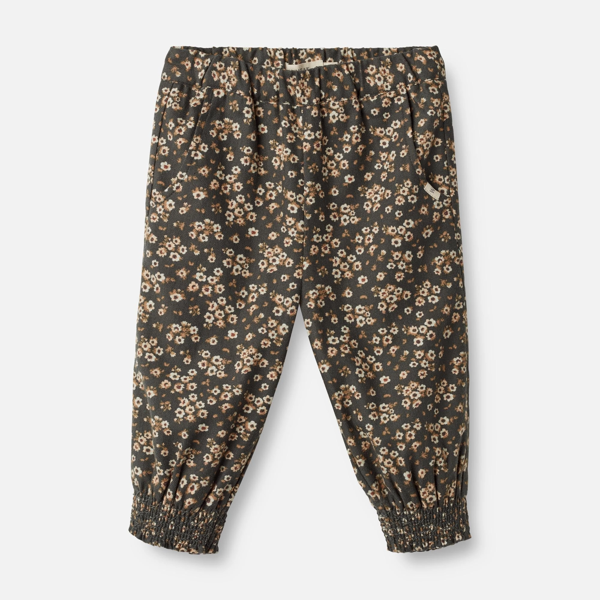 Relaxed Lines Trousers Sara Lined | Baby - black coal flowers