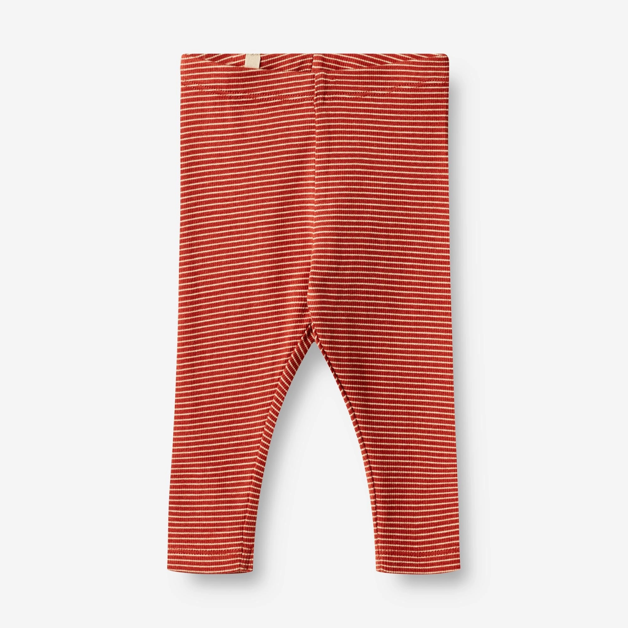 Rib Leggings Maddy | Baby - paprika stripe subtle style Travel Enthusiast Outdoor Running