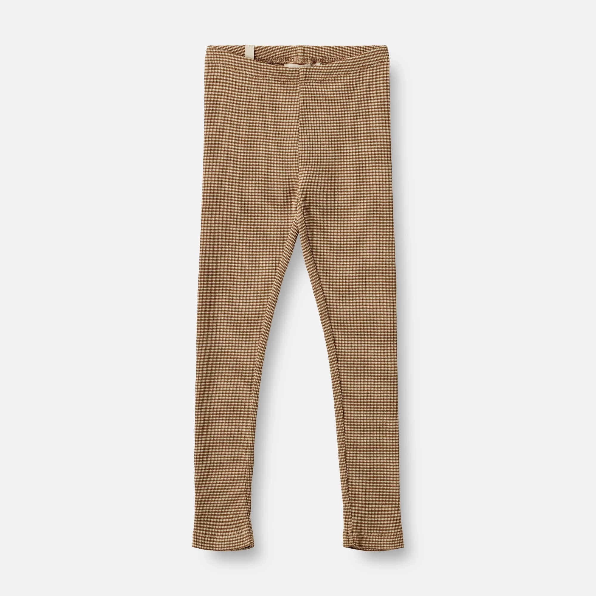 Jersey Leggings Jules - beige rib stripe Modern Performancewear Push Fit