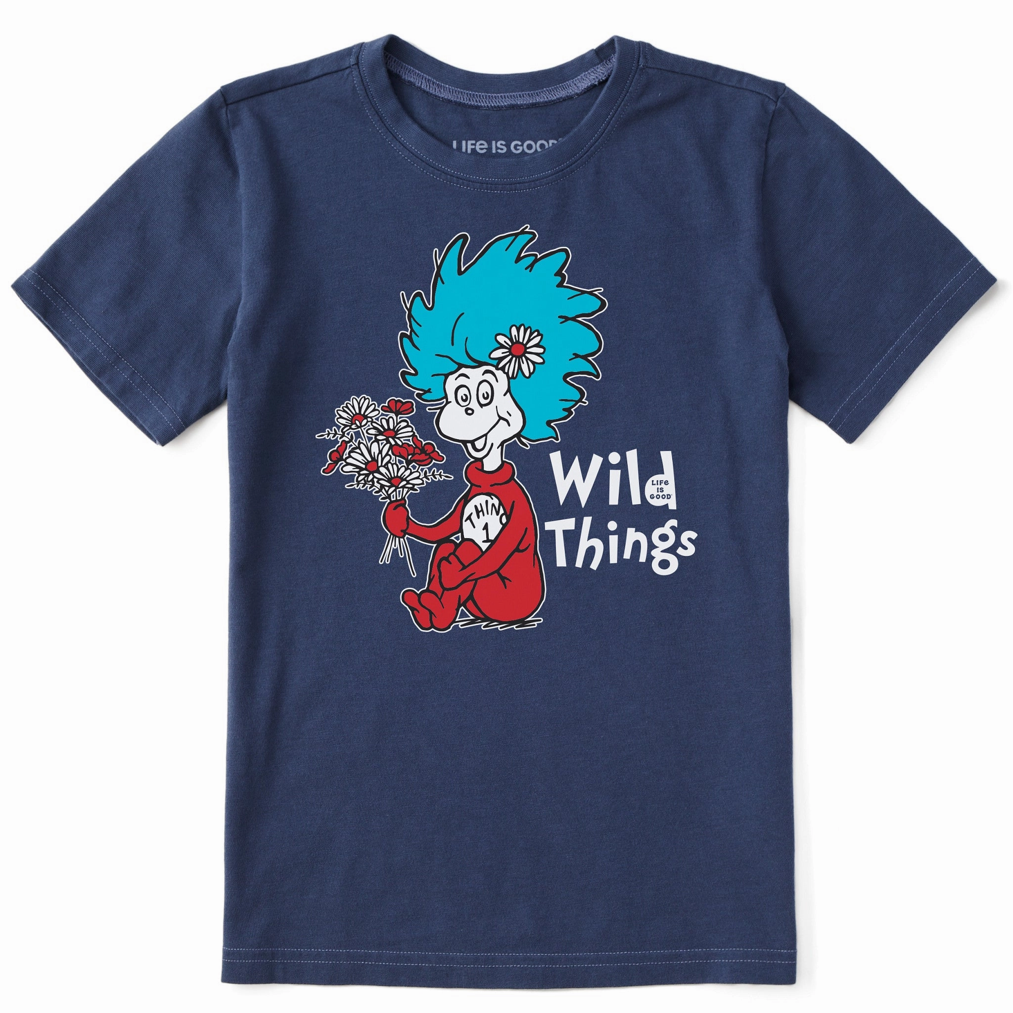 Kids Cat in the Hat Wild Things Short Sleeve Crusher Tee mix and match Comfy Fit Layer