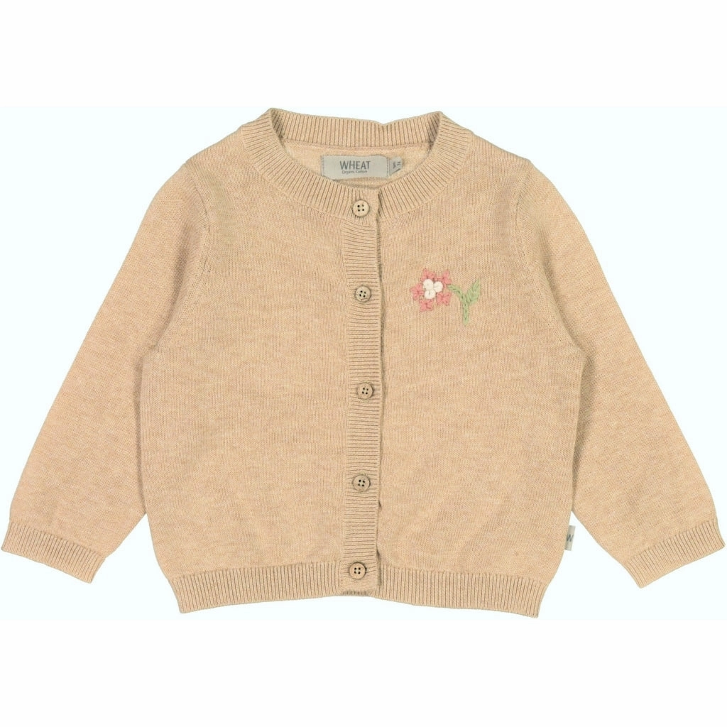 Knit Cardigan Suzy Embroidery - cartouche melange Home Outfit