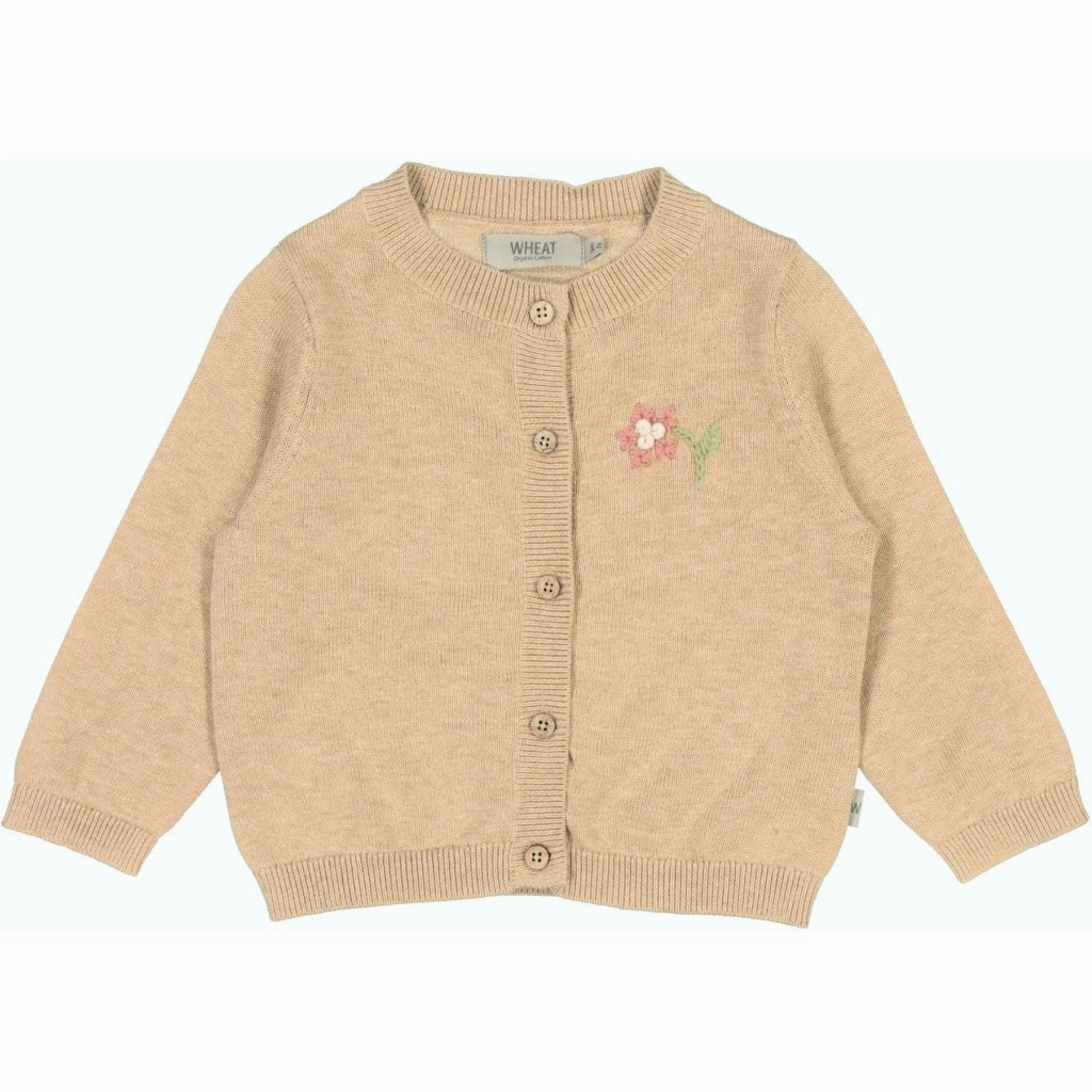 Knit Cardigan Suzy Embroidery - cartouche melange Breezy Day