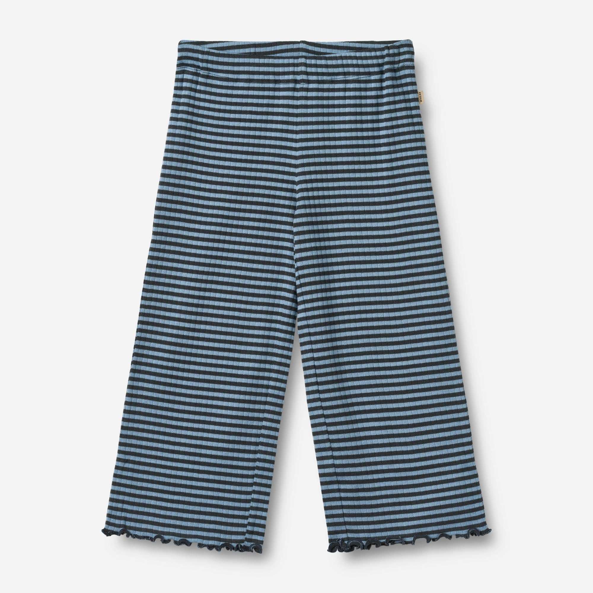Recyclable Fabric Blend Padded hips Jersey Pants Ela - bright blue stripe