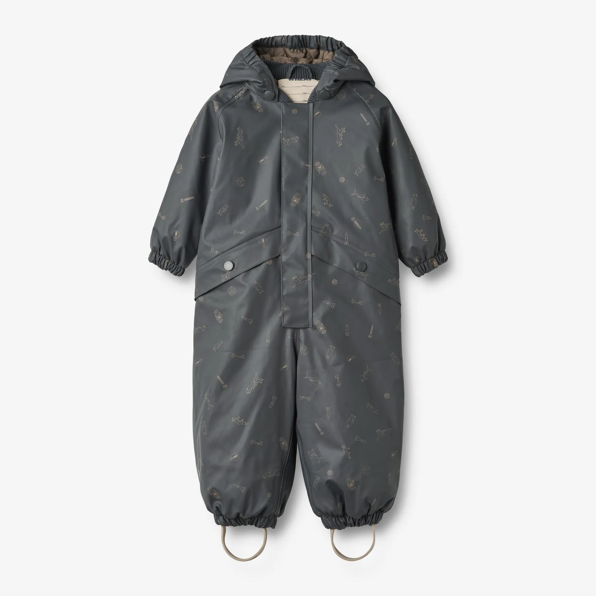 Thermo Rainsuit Aiko | Baby - ink pocket treasures Timeless Fit Style Snap Button