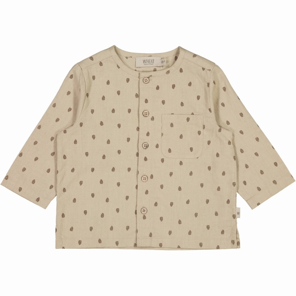 Street Comfort High-End Look Shirt Jamie - gravel sprucecone