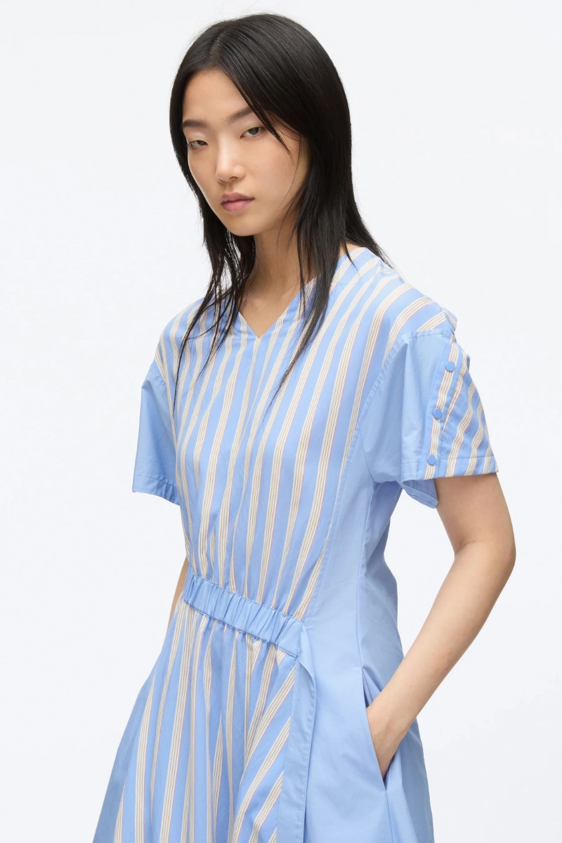 Versatile Edge tailored look V-Neck Dress