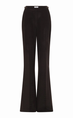 Vesta Pant in Chocolate Fine Cashmere Corduroy Layered Wear