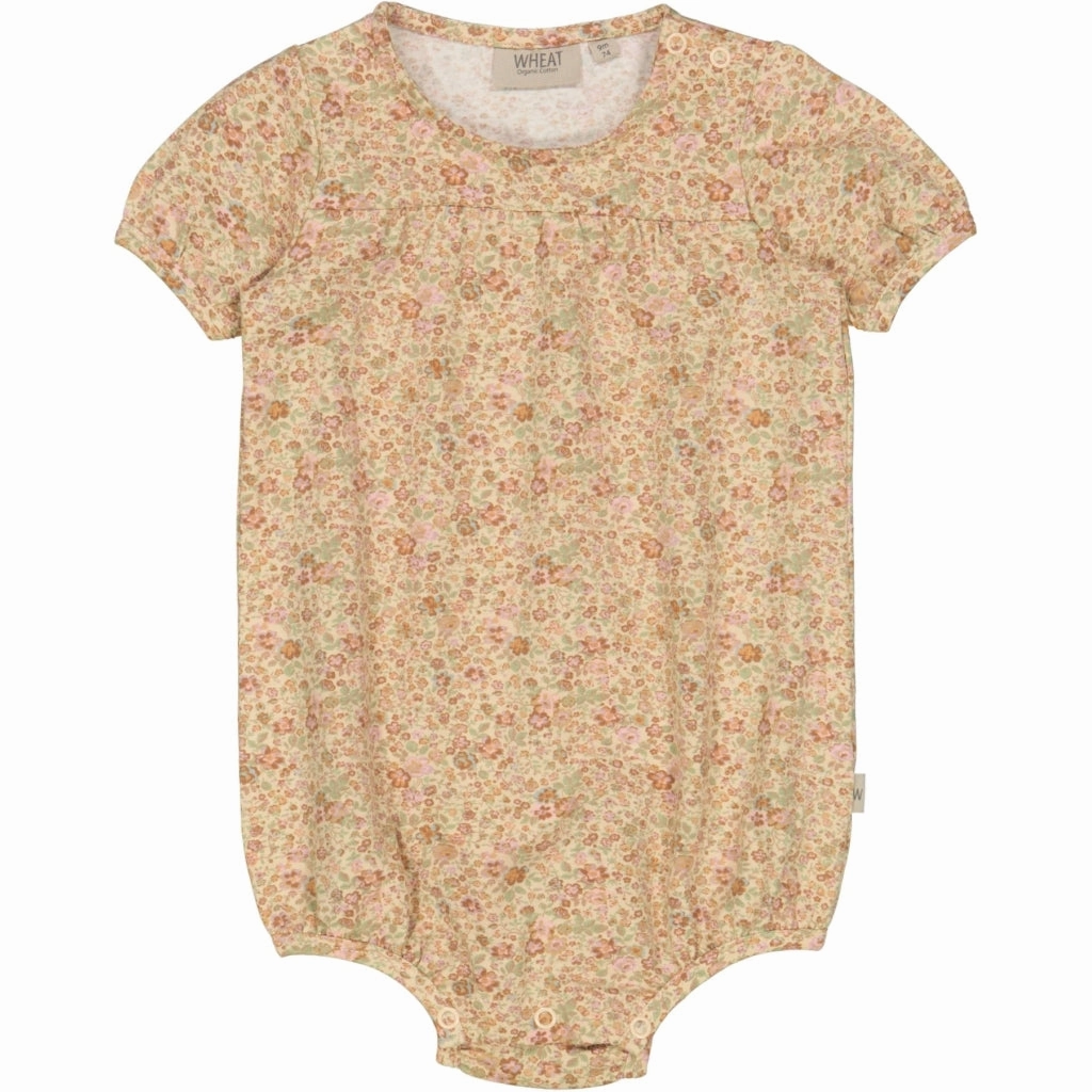 Playsuit Vilja - barely beige small flowers Training Street Holiday Worker