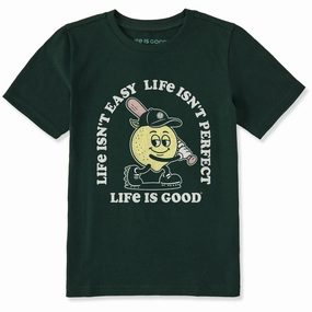 Everyday apparel Chilly Day Comfort Kids Life Isn't Easy for a Lemon Short Sleeve Crusher Tee