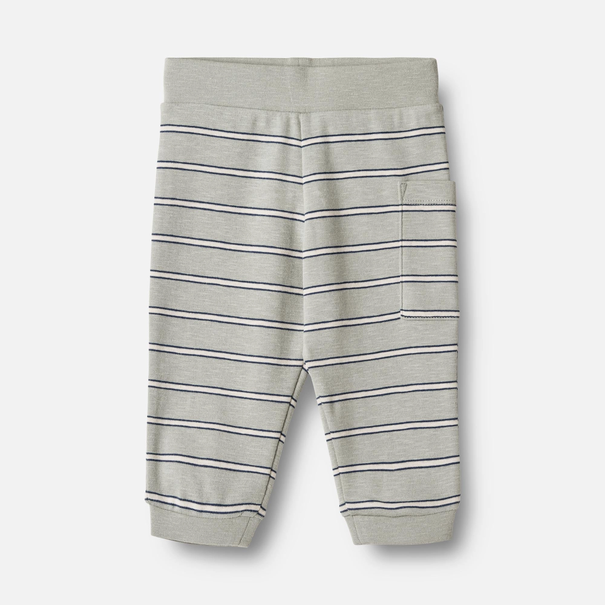 Jersey Pants Pete - sea mist stripe Relaxed Design Wear Convertible legs