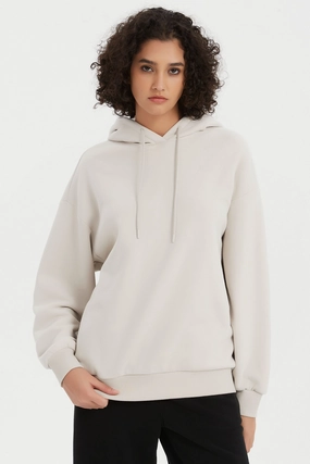 Oversized Fleece Hoodies Drop Shoulder Design Durable Build