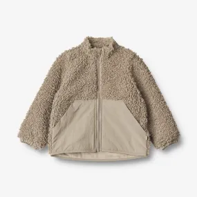 Win Pile Jacket Tiko - beige stone