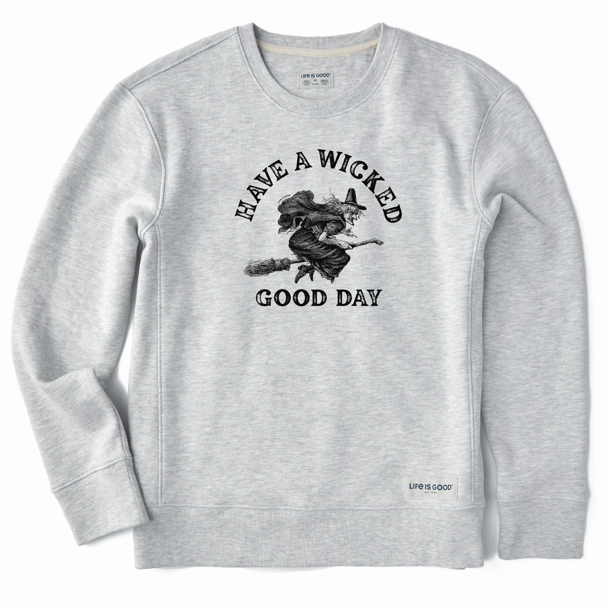 thermal Outdoor Adventure Women's Antique Wicked Good Day Witch Simply True Fleece Crew
