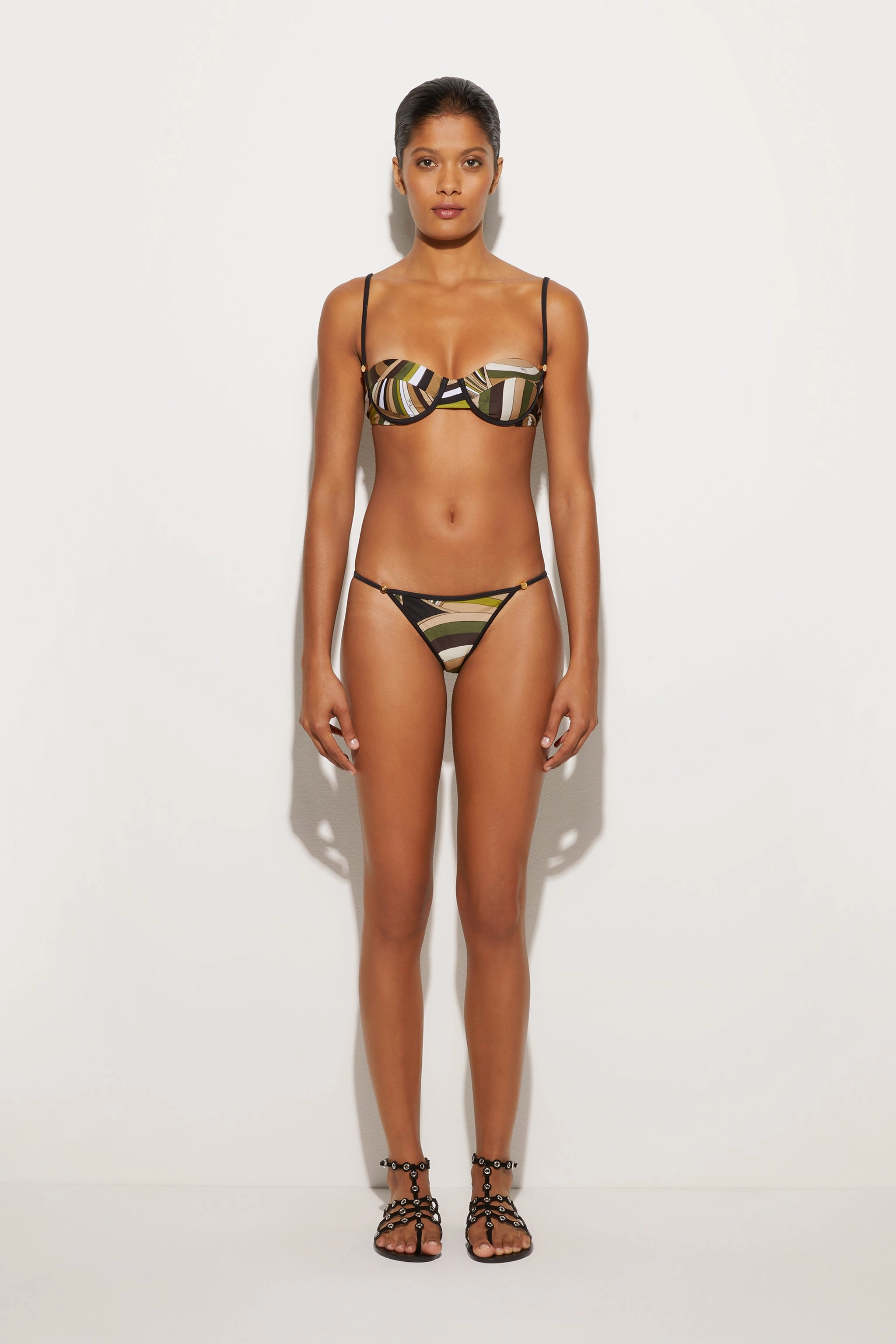 water sports Ocean Waves Iride Print Bikini Brief