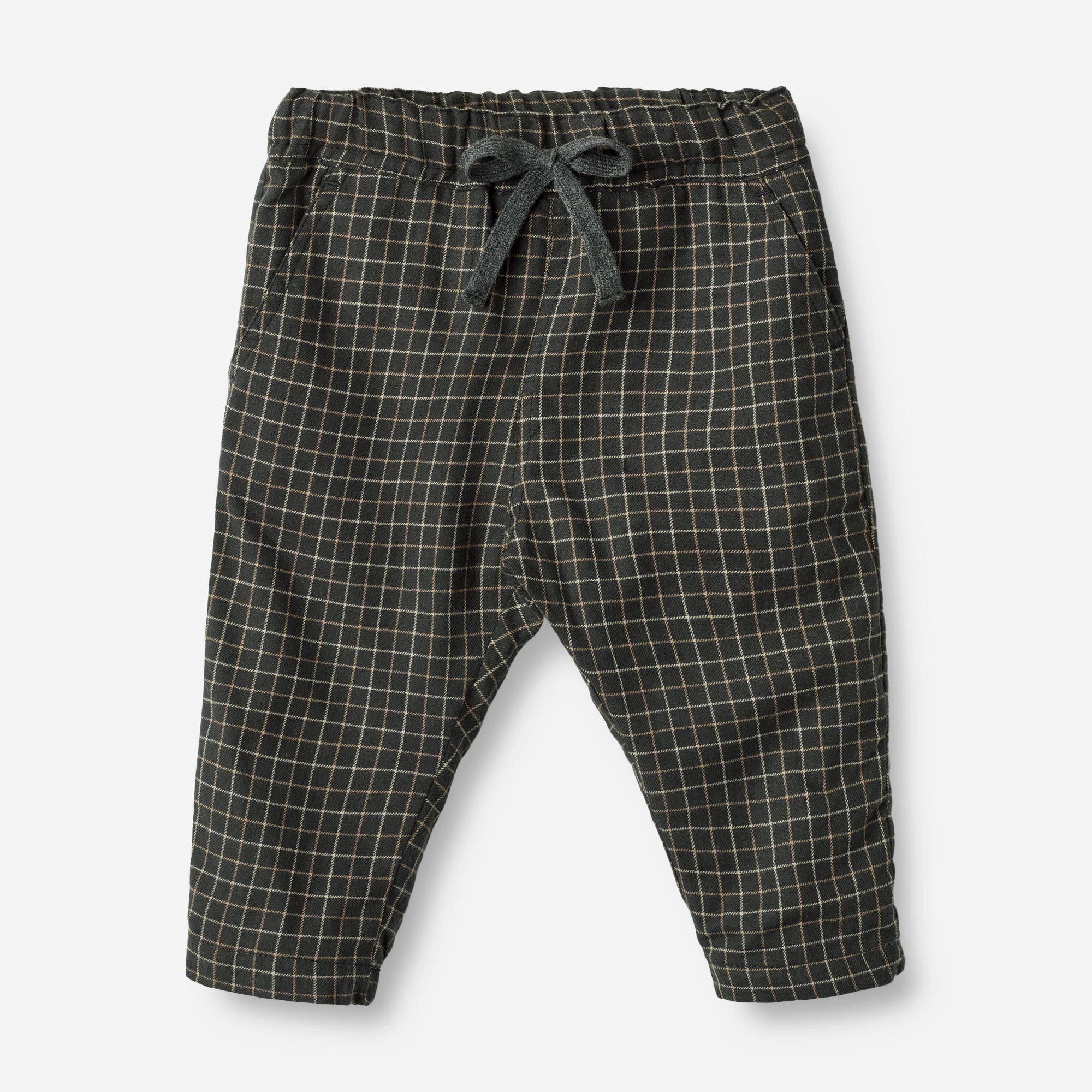 Smart Style Trousers Rufus Lined | Baby - black coal check