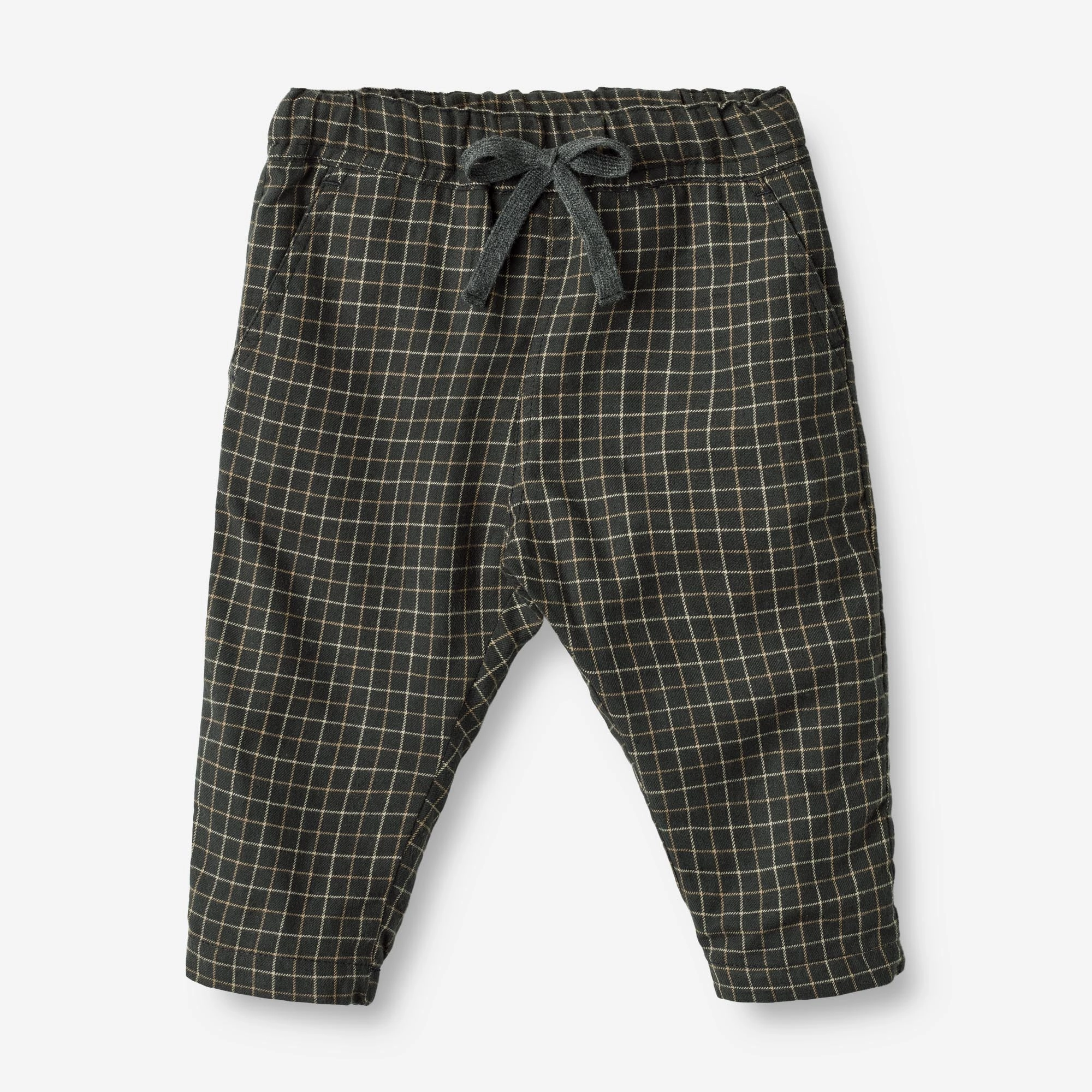 Trousers Rufus Lined | Baby - black coal check All Around Fit High Durability Thread