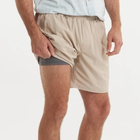 Relaxed Style Freedom Fit Southern Marsh Billfish Lined Performance Short - 7 in.