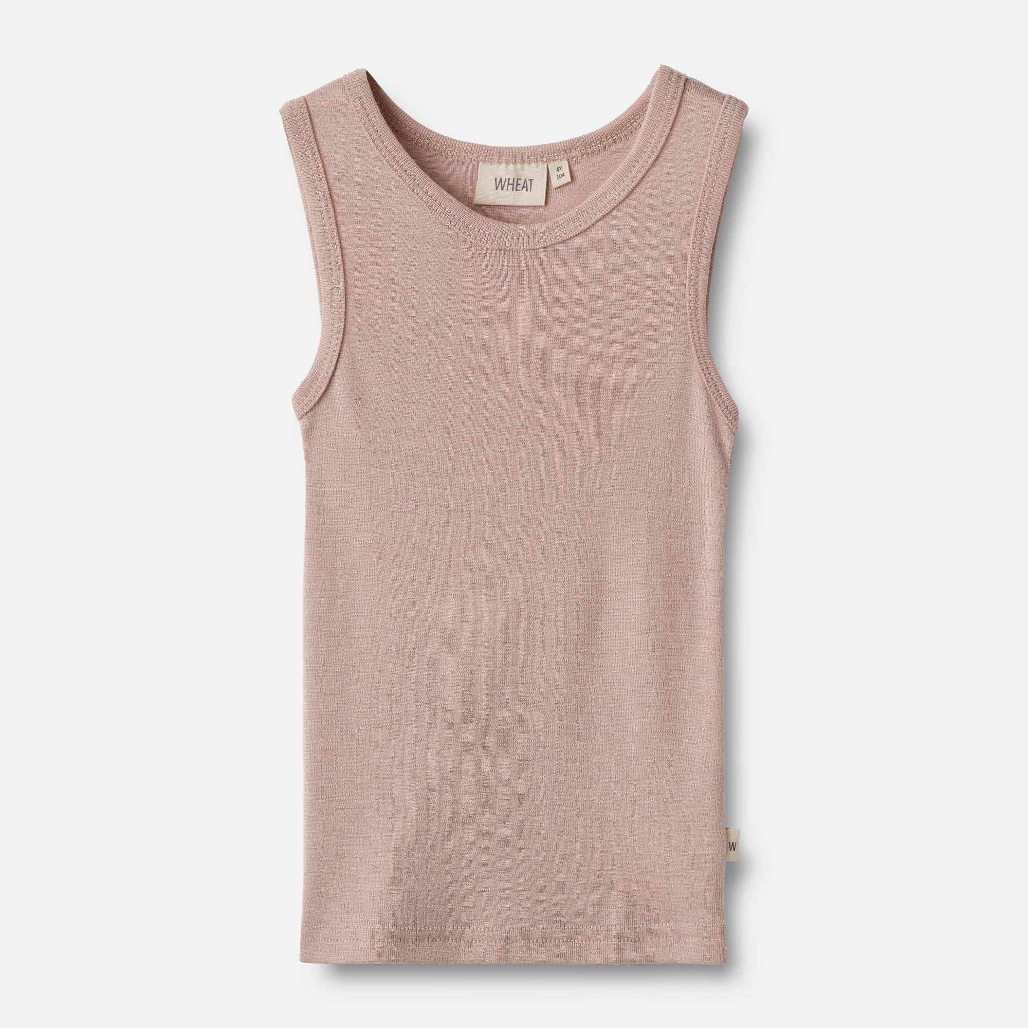 All Day Wear Wardrobe Must Wool Singlet Iggy - dry rose