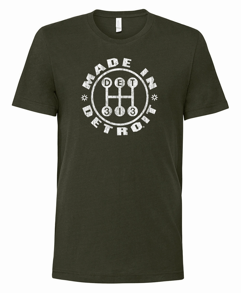 graduation Slim Style White 5-Speed 313 Shifter Shirts