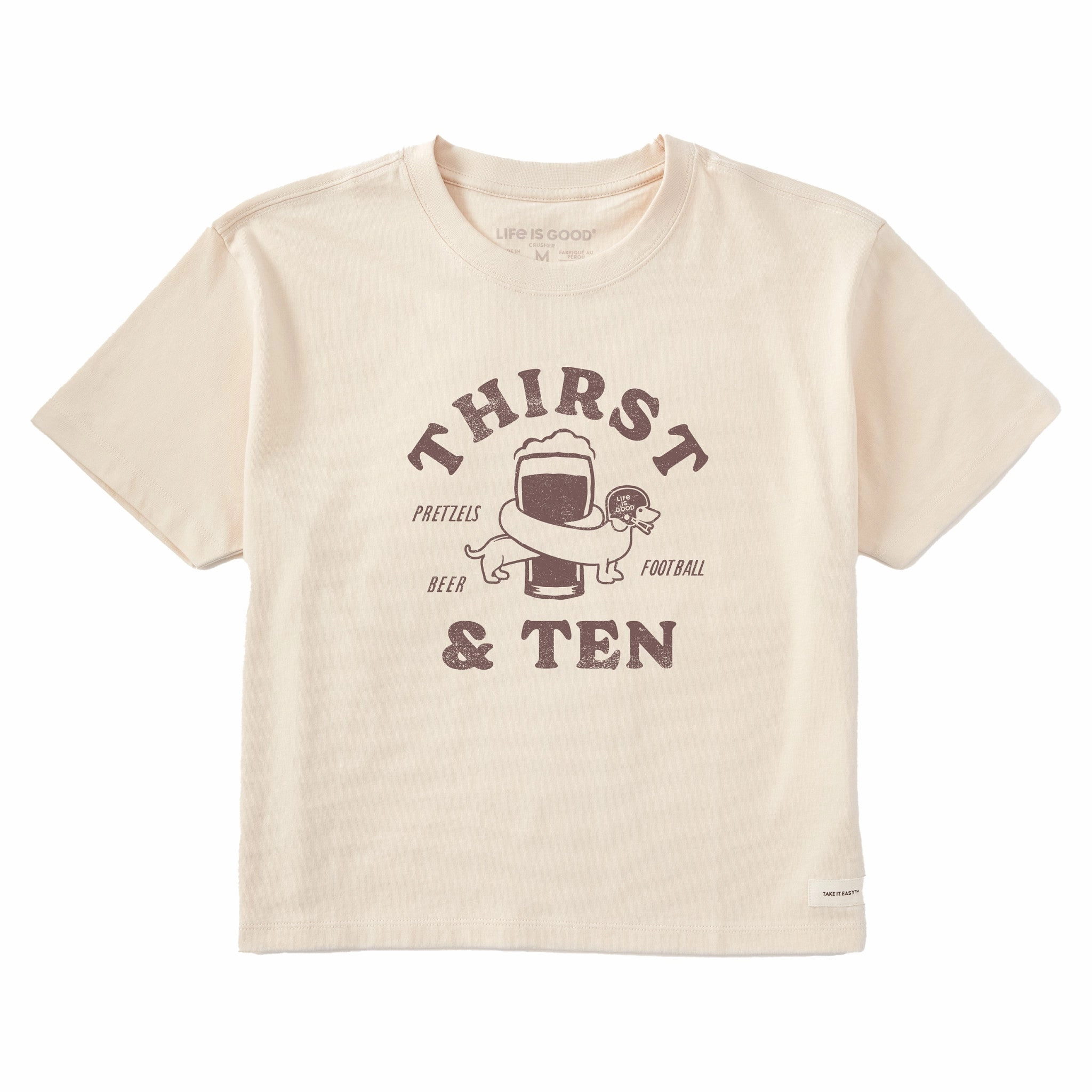Women's Thirst and Ten Short Sleeve Crusher Boxy Tee EthicalProduction