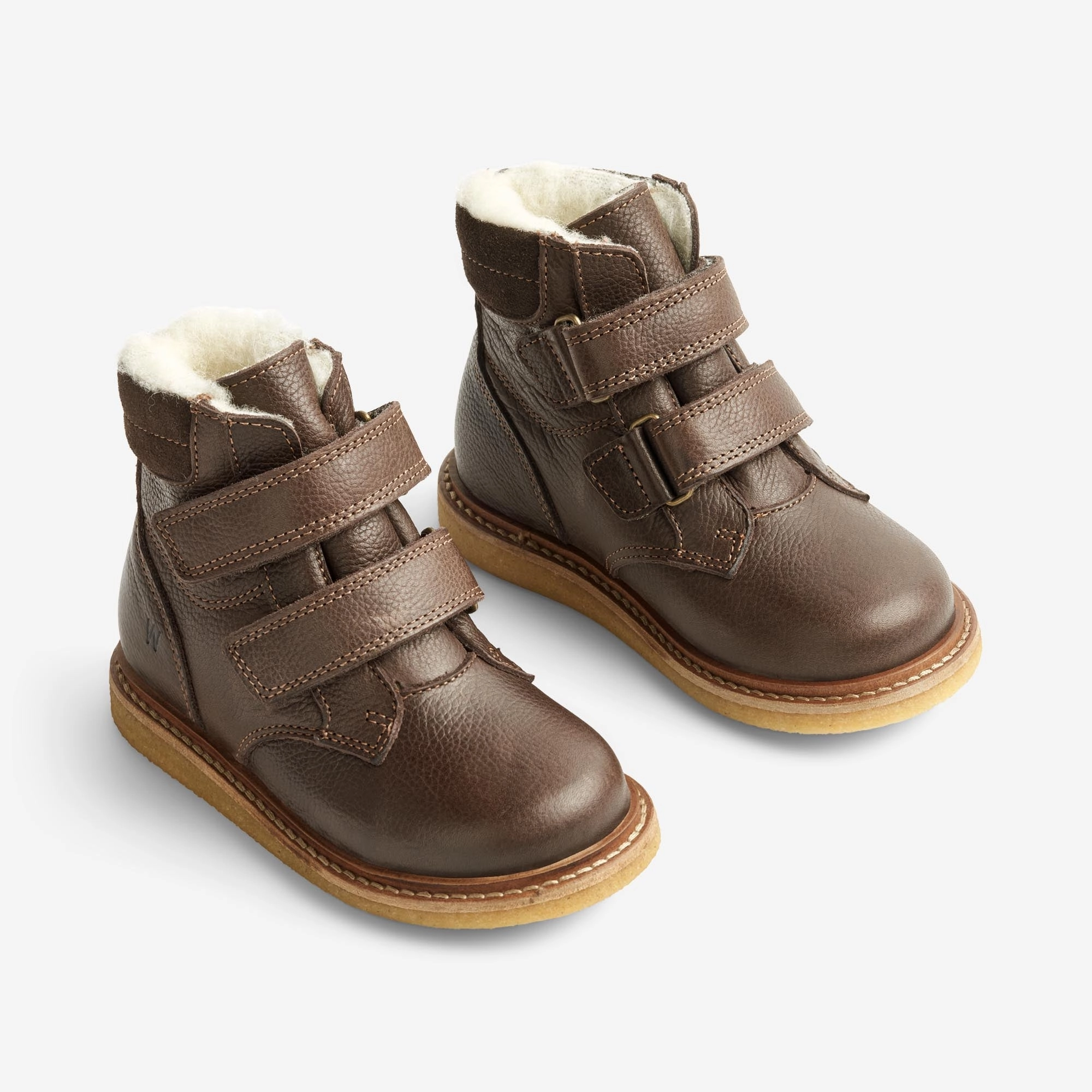 Chilly Weather Hanan Velcro Tex - dark brown