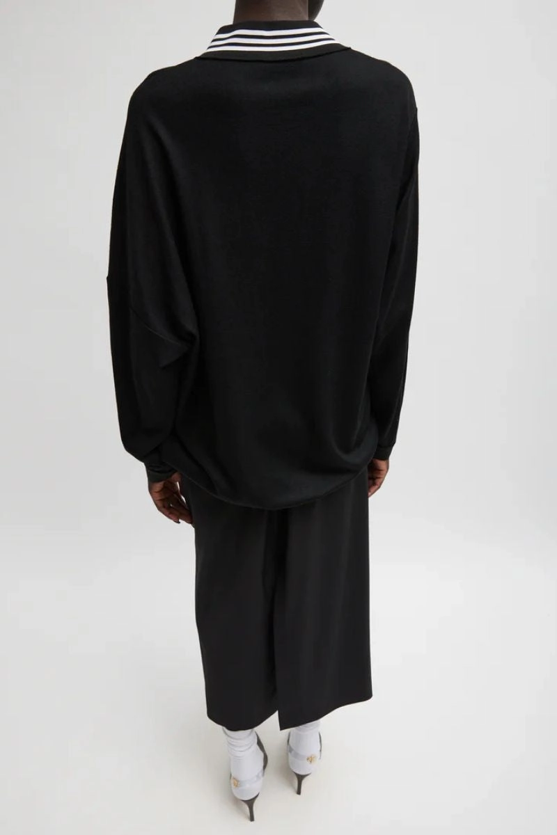 Sporty Flex Comfortable Stretch Jersey Tennis Pullover