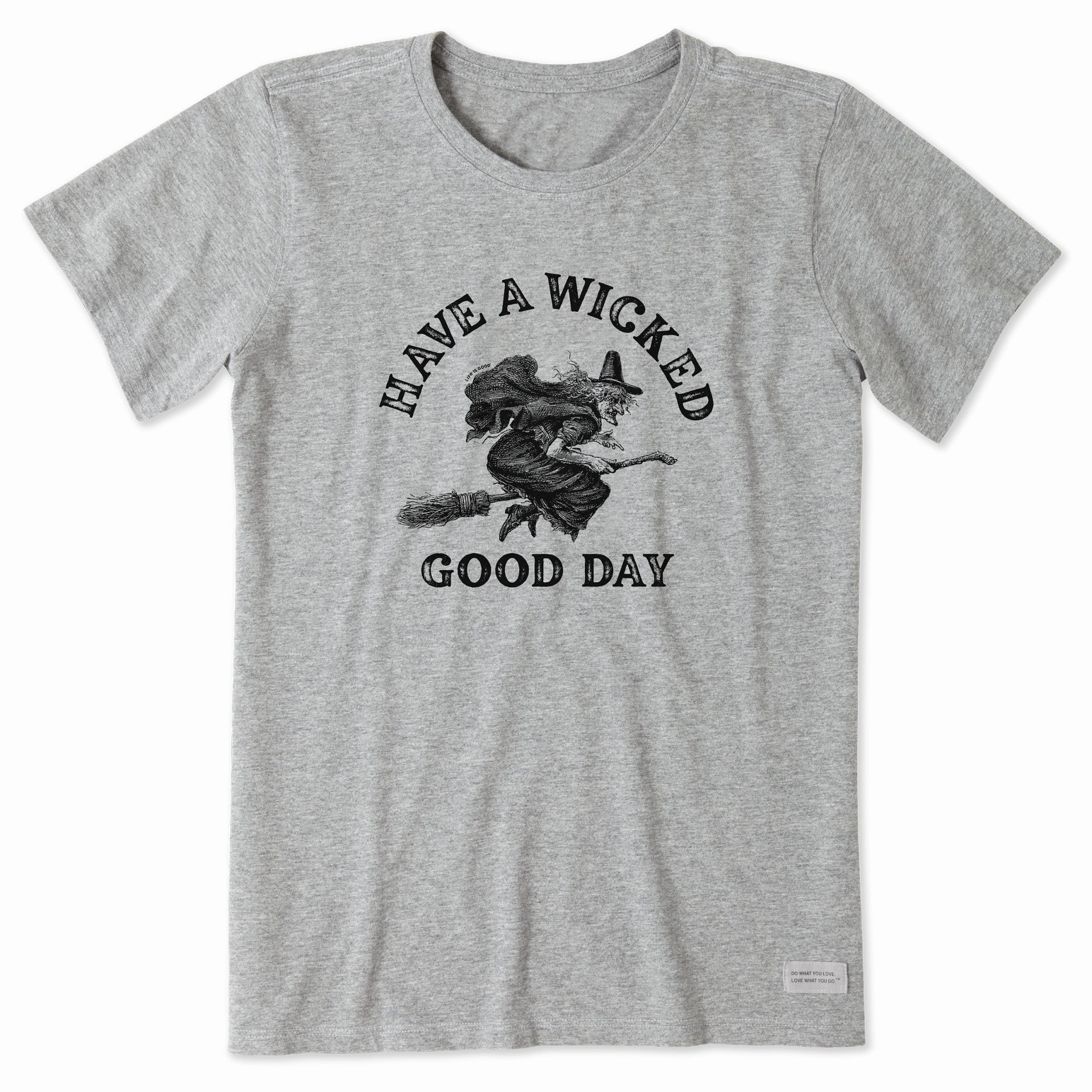 Soft Feel Women's Antique Wicked Good Day Witch Short Sleeve Crusher Tee