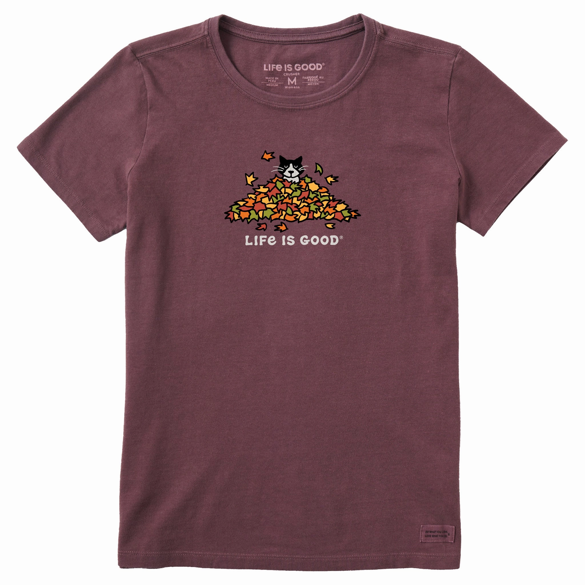 Women's Cat Gets Up and Leaves Short Sleeve Crusher Tee Recommended mix and match